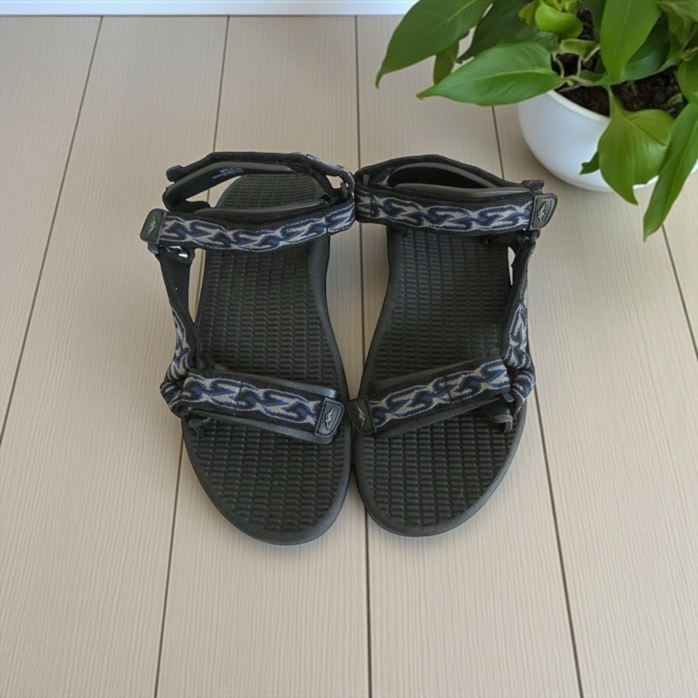 PacificTrail footwear kayak men's 9 black & blue water sport hiking sandals